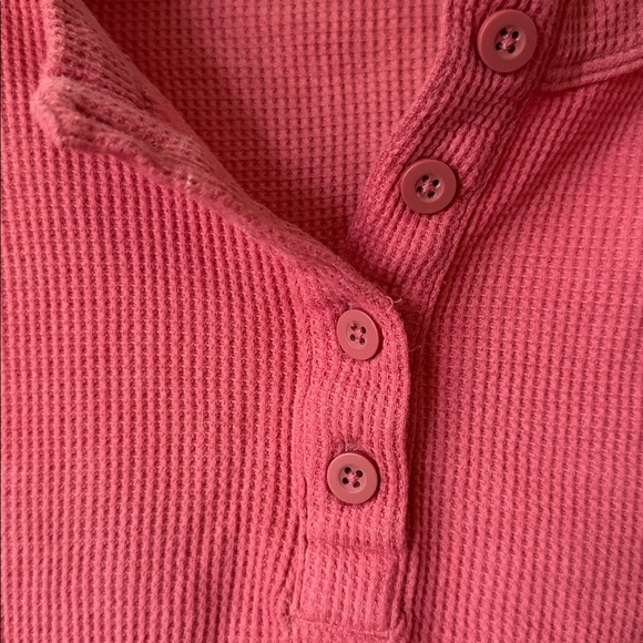 AÉROPOSTALE |  Pink Waffle Knit Sweater - Picture 4 of 12